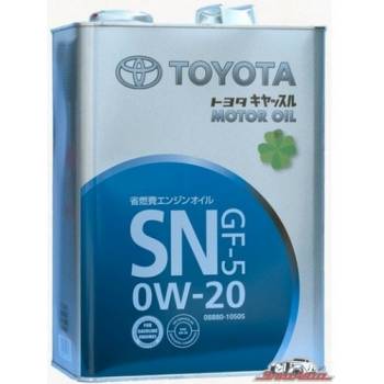 Купить Toyota MOTOR OIL 0W-20 4л в Днепре